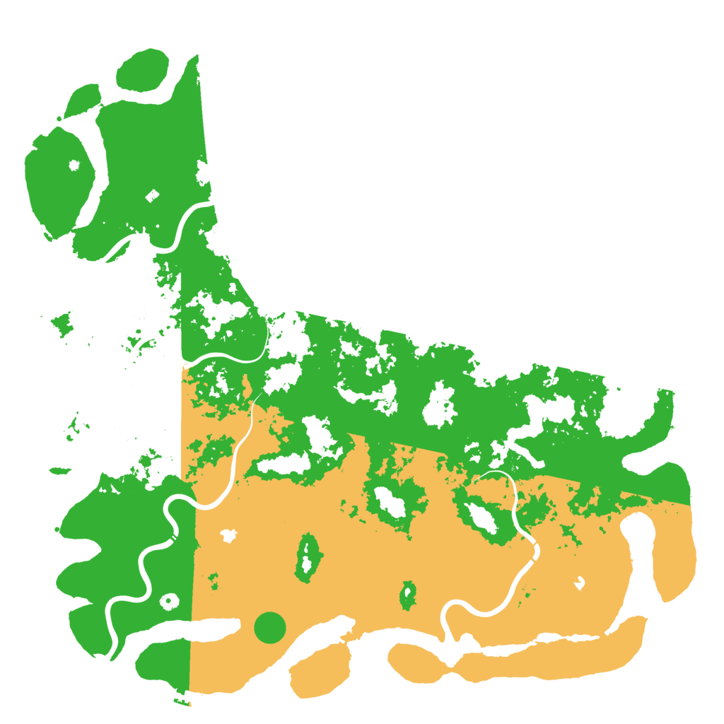 Biome Rust Map: Procedural Map, Size: 6000, Seed: 3465182