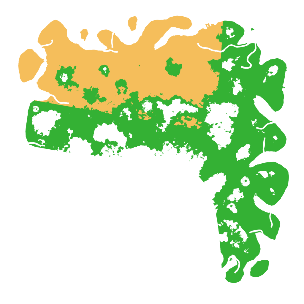 Biome Rust Map: Procedural Map, Size: 5000, Seed: 6760439