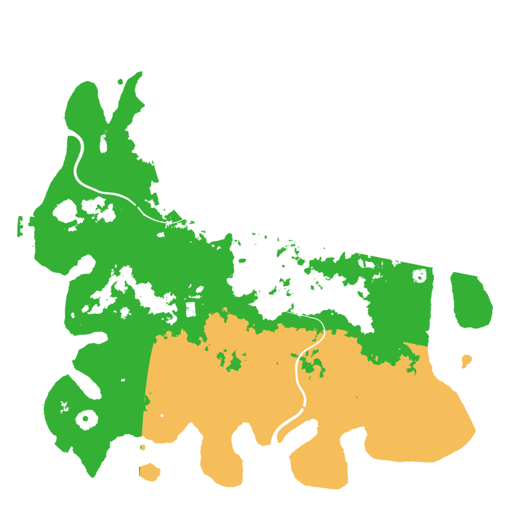 Biome Rust Map: Procedural Map, Size: 3800, Seed: 125464448