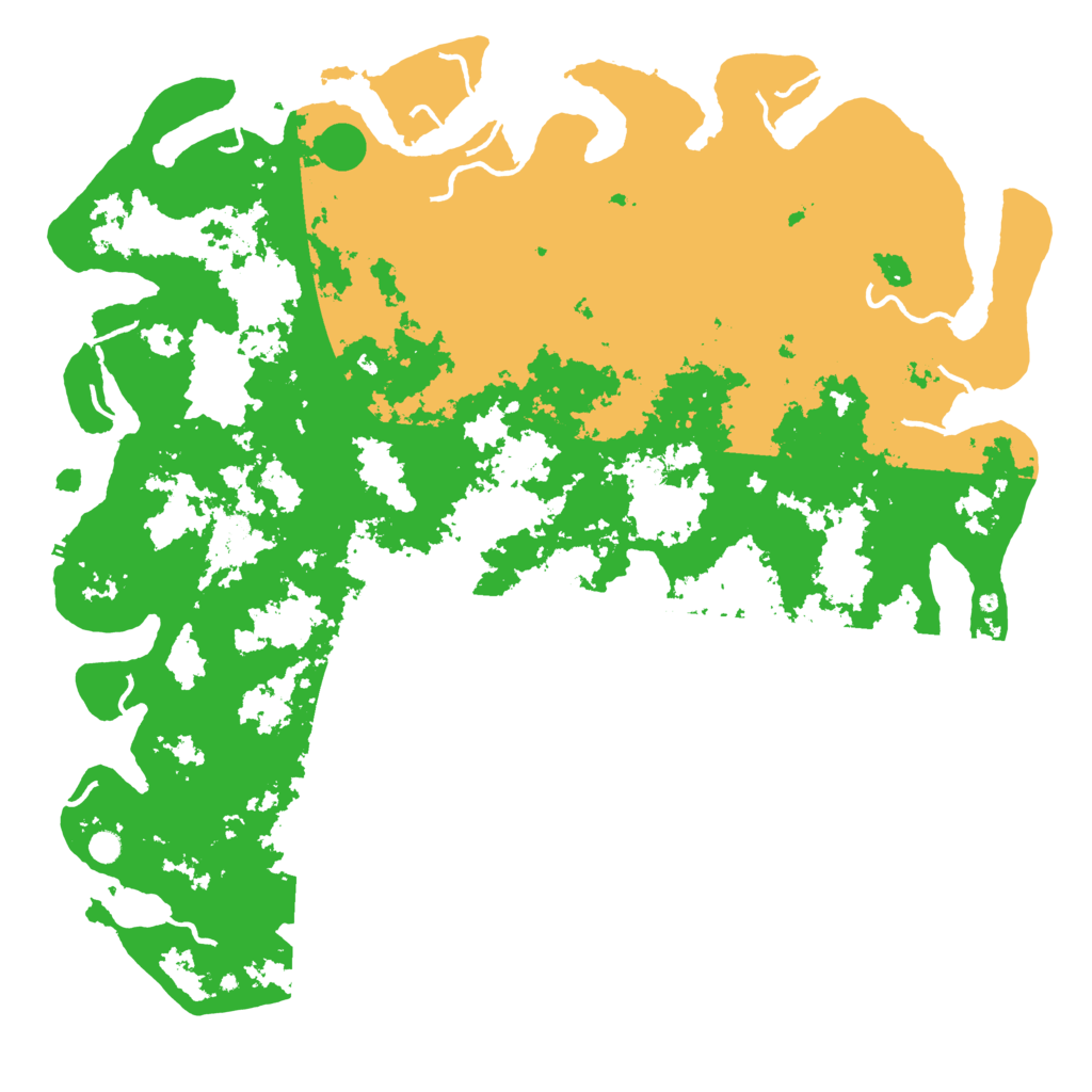 Biome Rust Map: Procedural Map, Size: 6000, Seed: 10242006