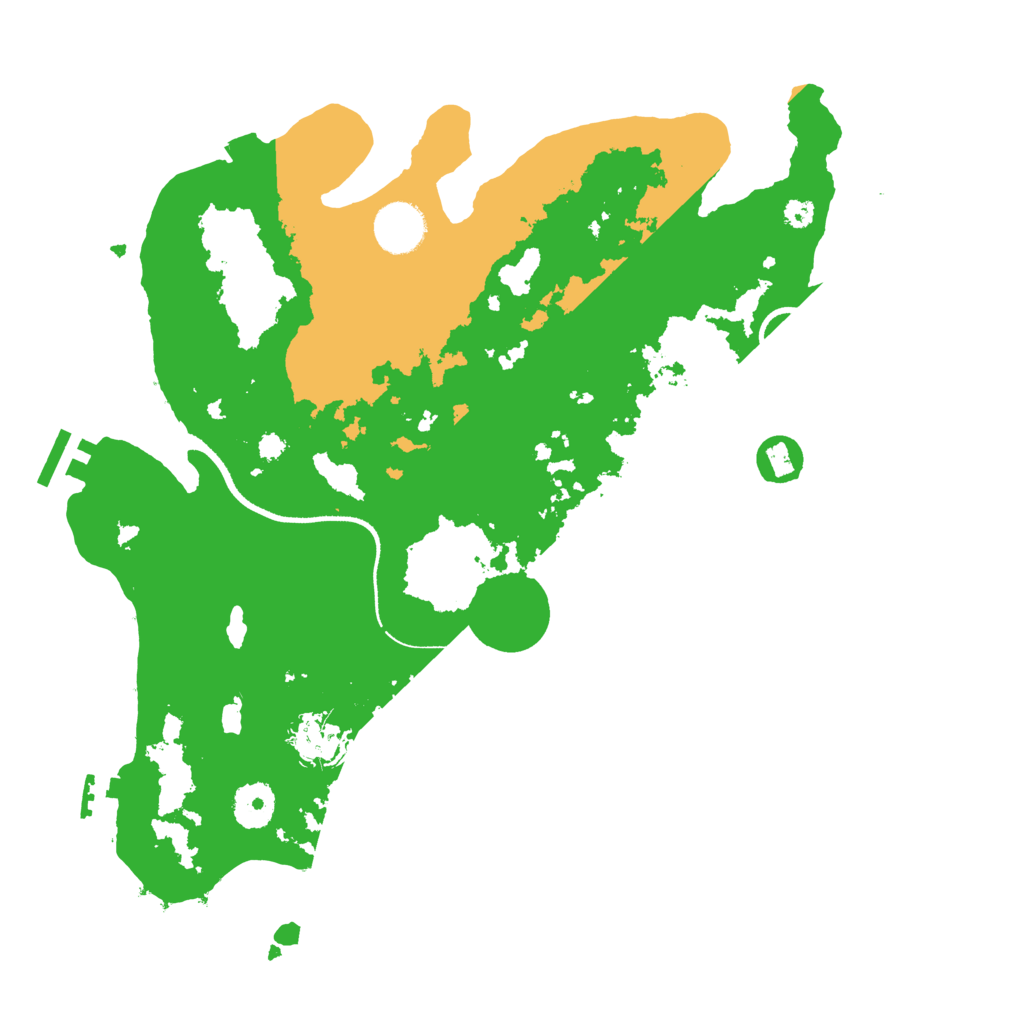 Biome Rust Map: Procedural Map, Size: 3500, Seed: 6245689
