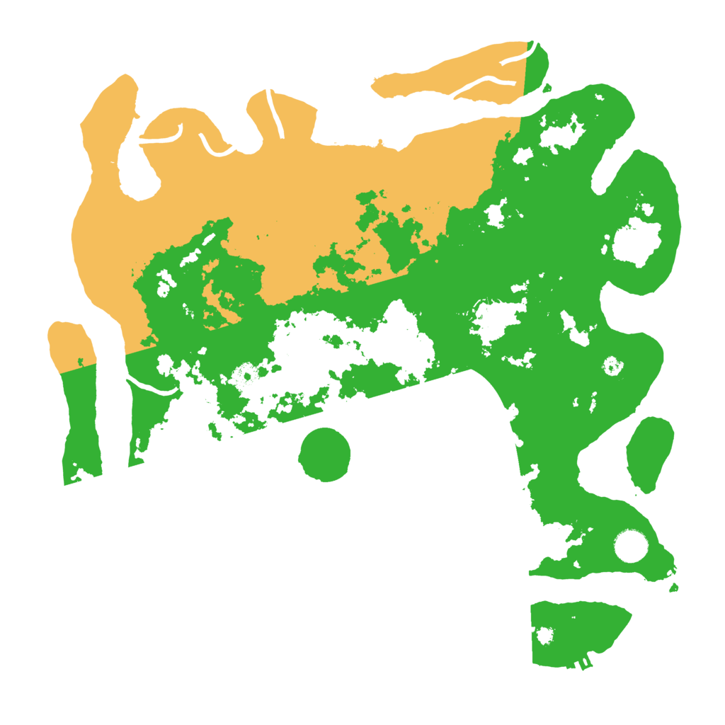 Biome Rust Map: Procedural Map, Size: 3850, Seed: 55574