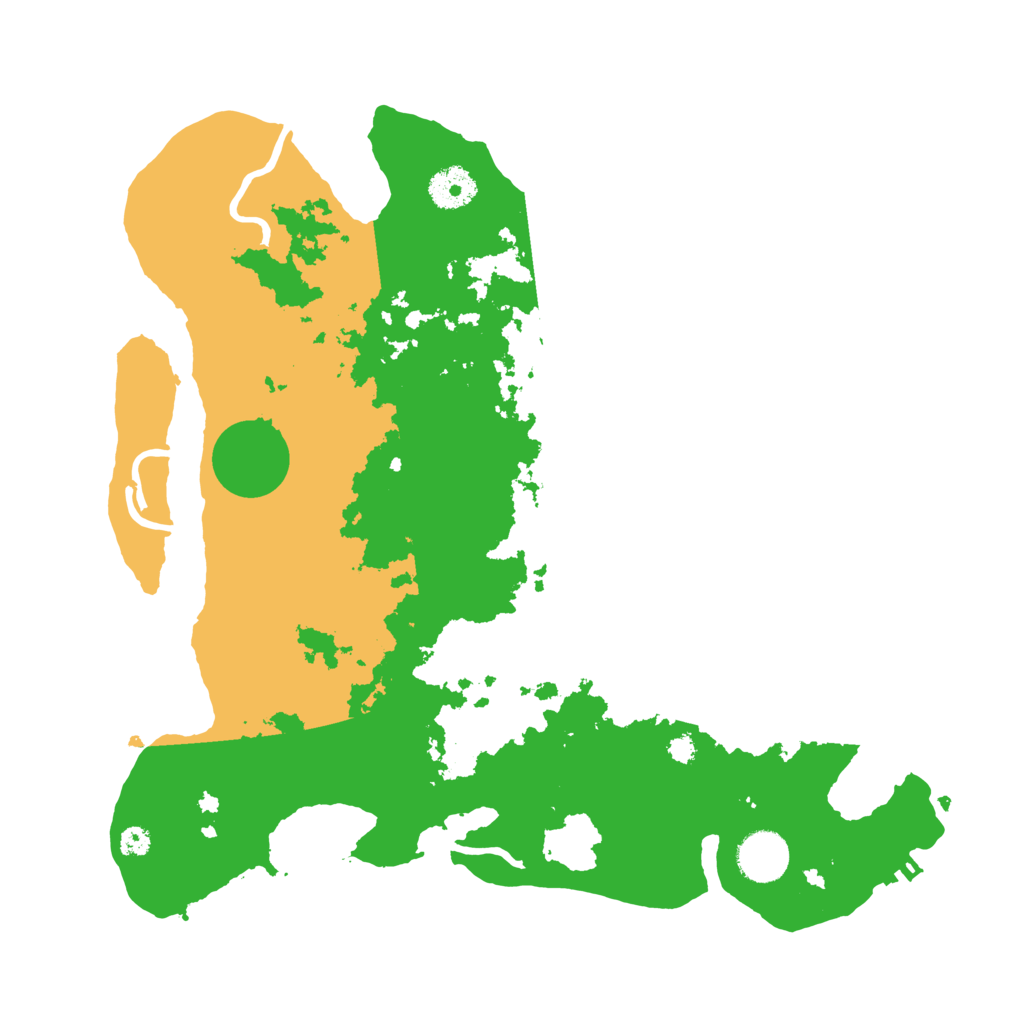 Biome Rust Map: Procedural Map, Size: 3500, Seed: 778035275