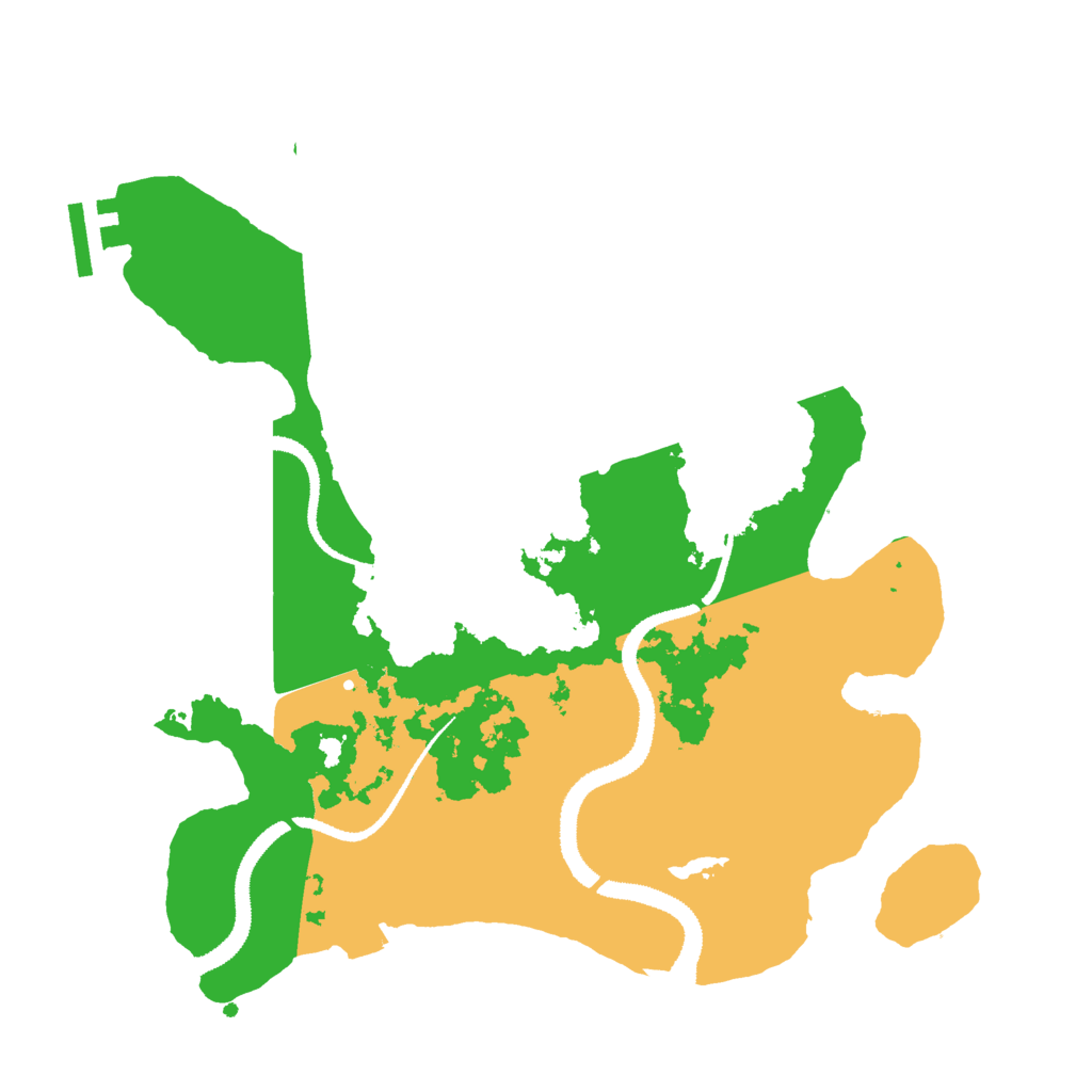 Biome Rust Map: Procedural Map, Size: 3000, Seed: 354898
