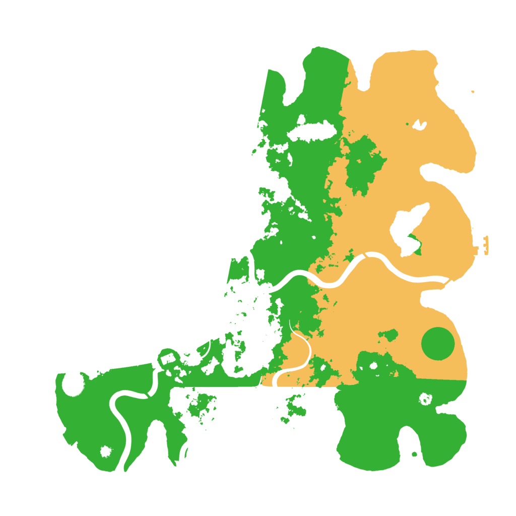 Biome Rust Map: Procedural Map, Size: 4096, Seed: 120810