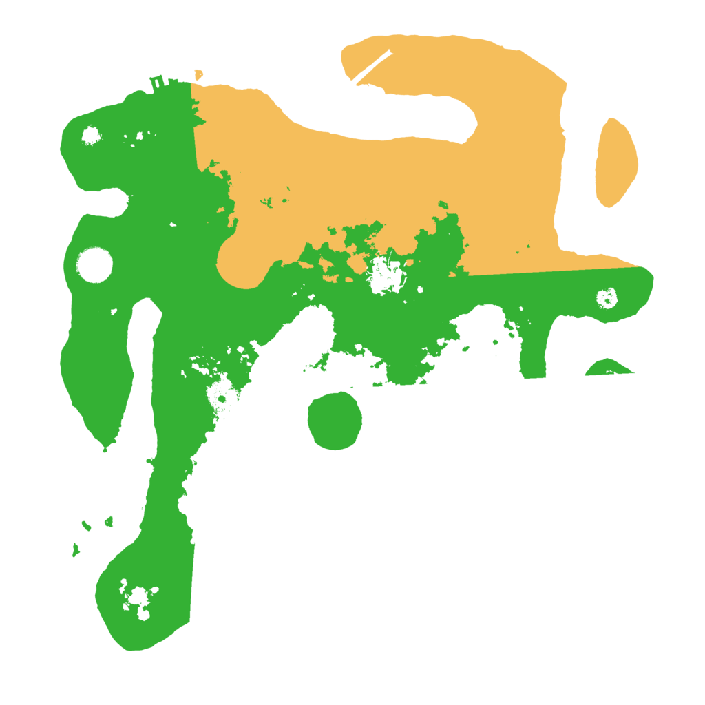 Biome Rust Map: Procedural Map, Size: 3500, Seed: 1196176655