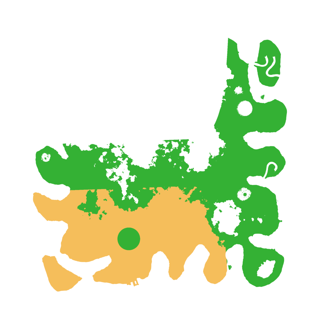 Biome Rust Map: Procedural Map, Size: 3650, Seed: 2034180211