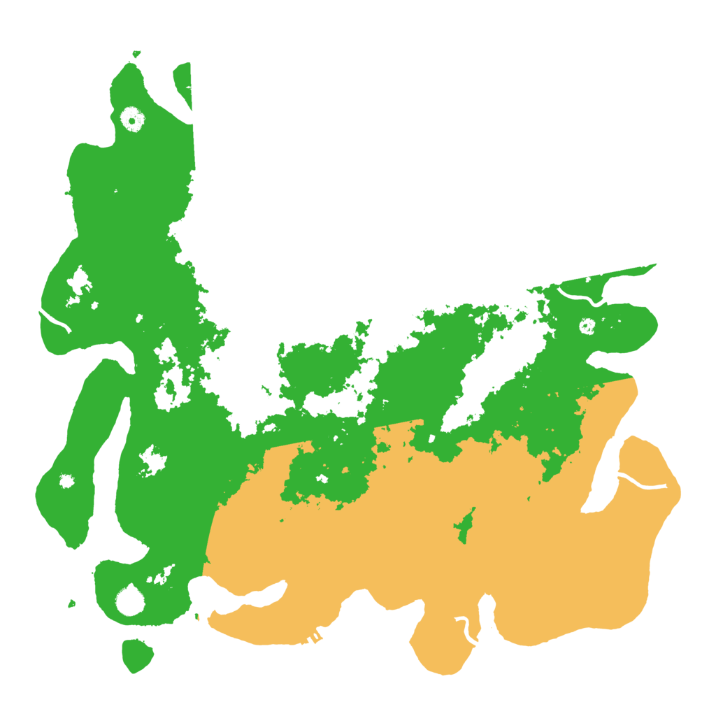 Biome Rust Map: Procedural Map, Size: 4500, Seed: 176766962