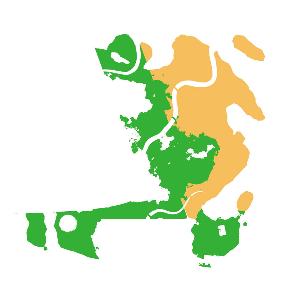 Biome Rust Map: Procedural Map, Size: 3000, Seed: 126317481