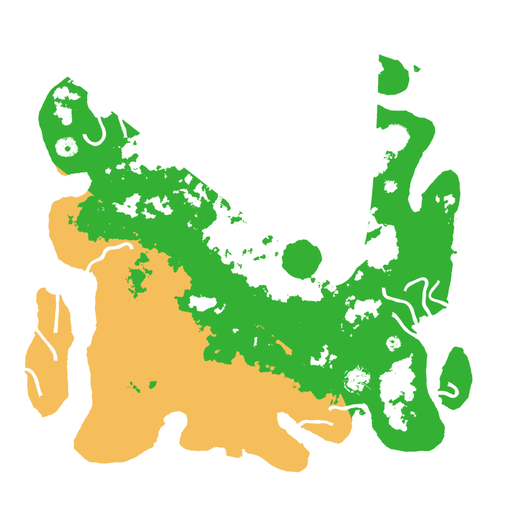 Biome Rust Map: Procedural Map, Size: 3700, Seed: 1982228172