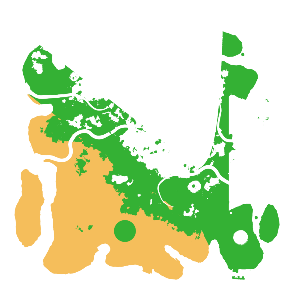 Biome Rust Map: Procedural Map, Size: 3700, Seed: 1982228172
