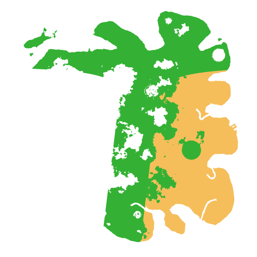 Biome Rust Map: Procedural Map, Size: 3550, Seed: 1109671411