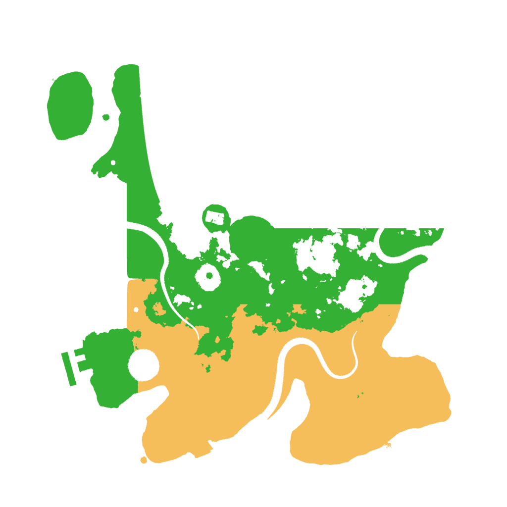Biome Rust Map: Procedural Map, Size: 3000, Seed: 133487770