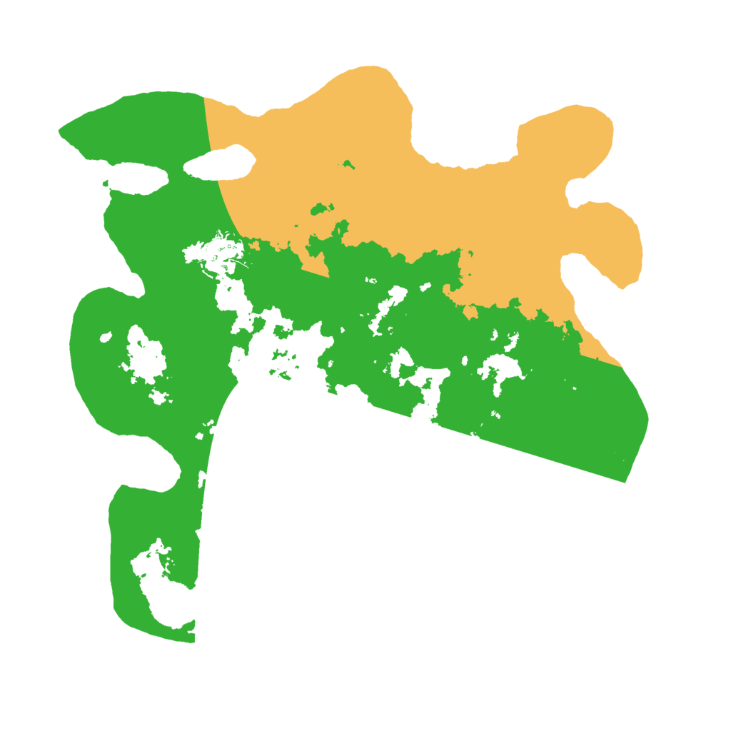 Biome Rust Map: Barren, Size: 3000, Seed: 1130093503