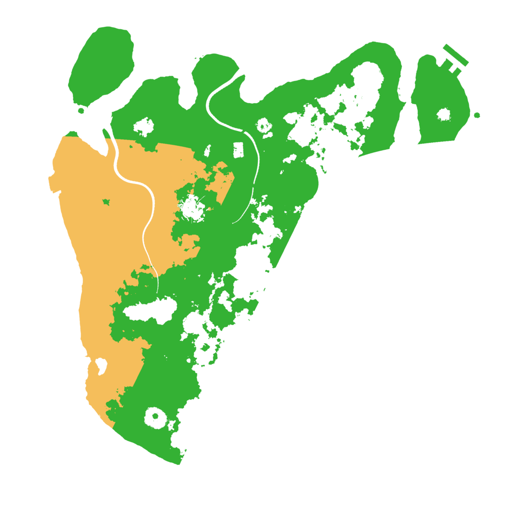 Biome Rust Map: Procedural Map, Size: 3500, Seed: 1936948570