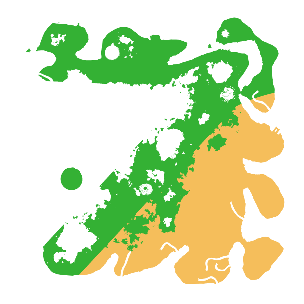 Biome Rust Map: Procedural Map, Size: 3700, Seed: 813597630
