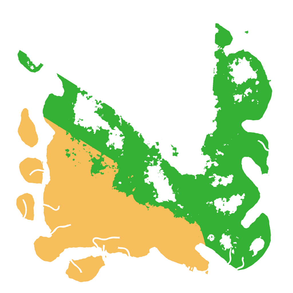 Biome Rust Map: Procedural Map, Size: 4500, Seed: 928520