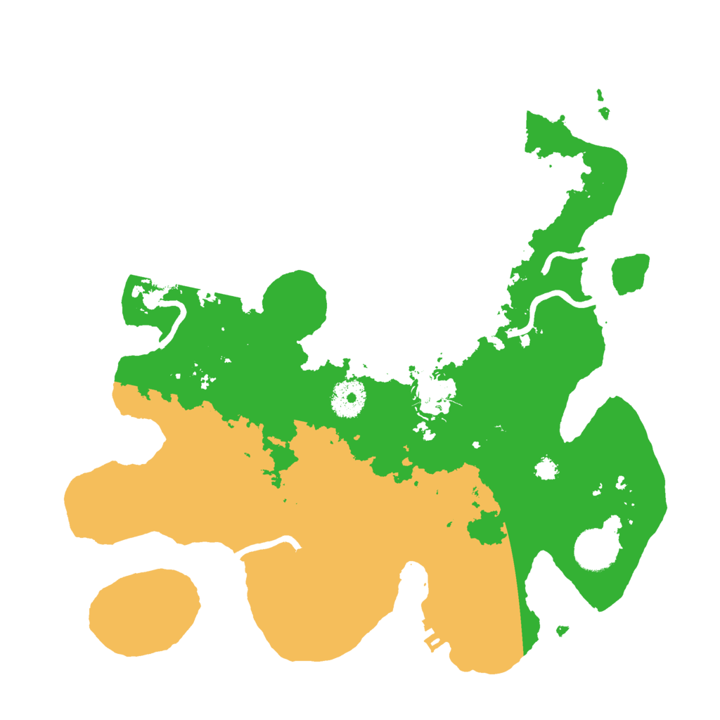 Biome Rust Map: Procedural Map, Size: 3000, Seed: 593197