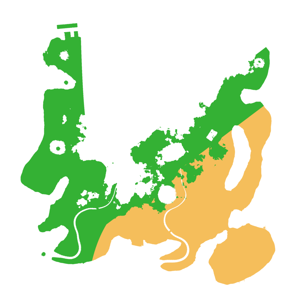 Biome Rust Map: Procedural Map, Size: 3000, Seed: 85764754