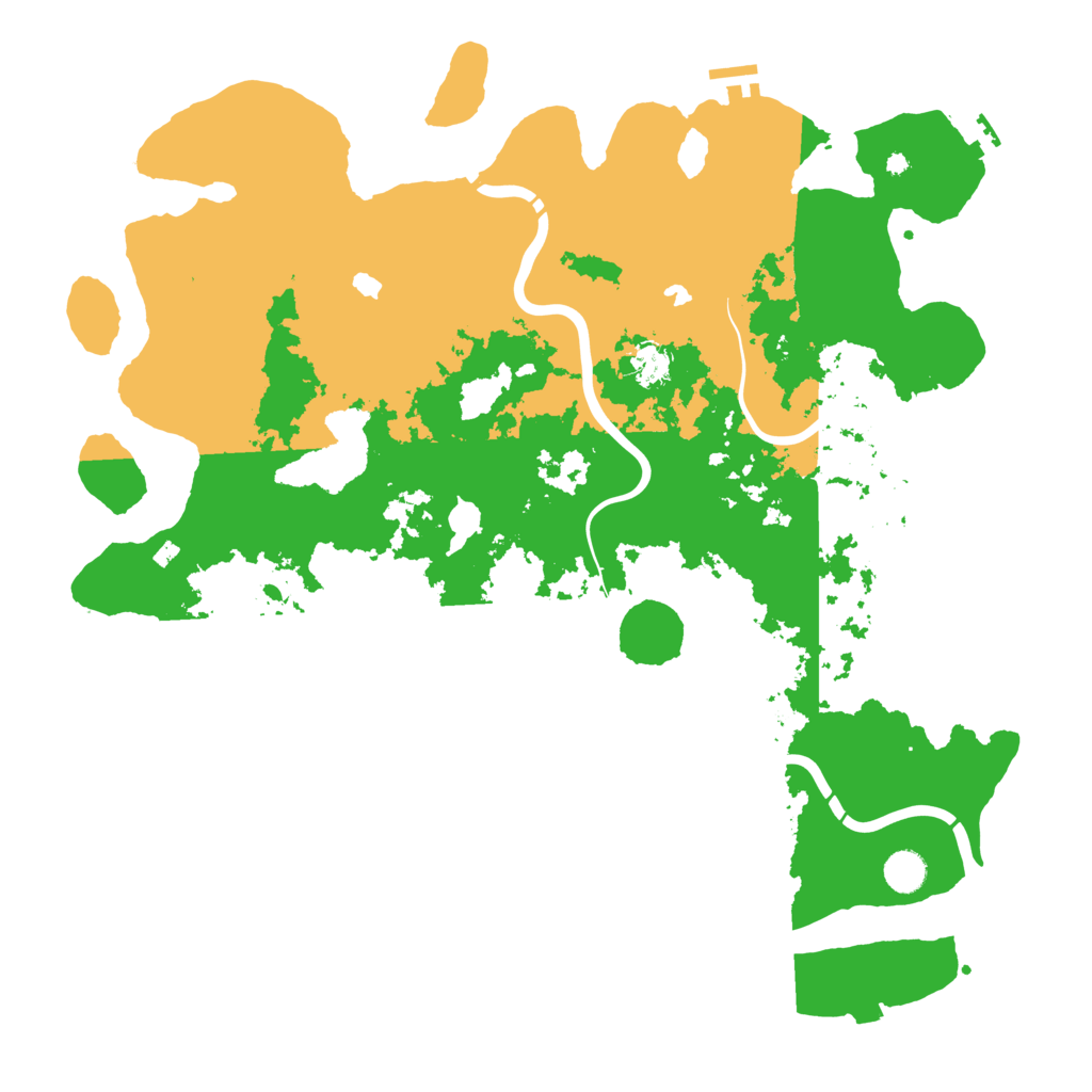 Biome Rust Map: Procedural Map, Size: 4560, Seed: 2069161229