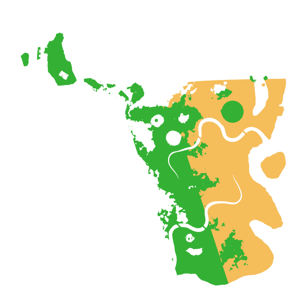 Biome Rust Map: Procedural Map, Size: 3700, Seed: 1839540646