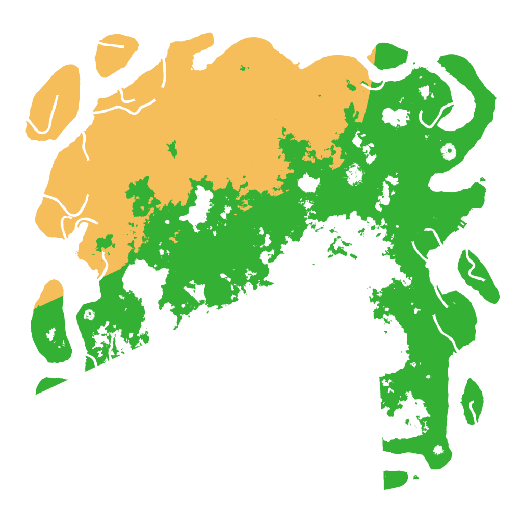 Biome Rust Map: Procedural Map, Size: 5000, Seed: 851353723