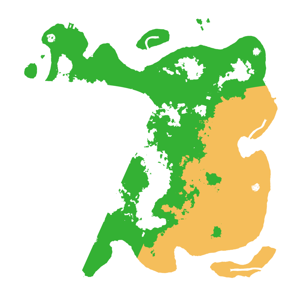 Biome Rust Map: Procedural Map, Size: 3700, Seed: 866320297