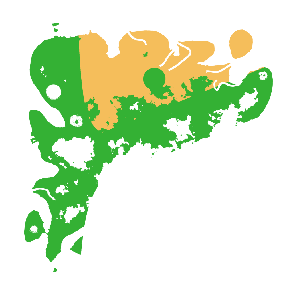 Biome Rust Map: Procedural Map, Size: 3500, Seed: 266874607