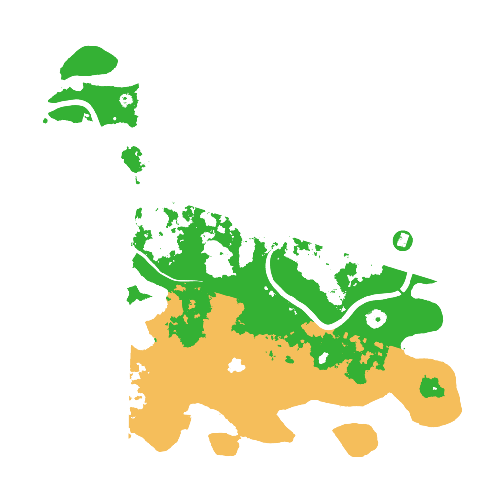 Biome Rust Map: Procedural Map, Size: 4000, Seed: 16870006
