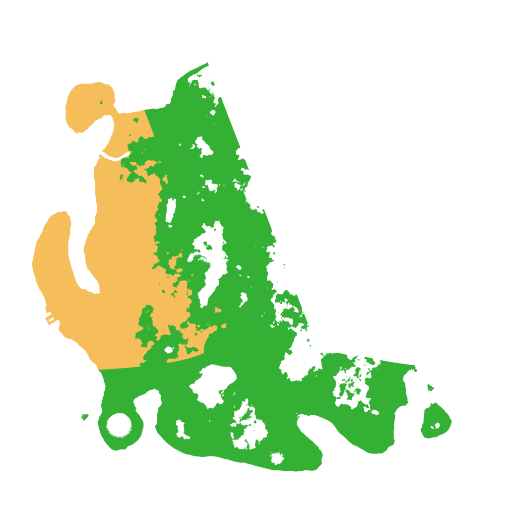 Biome Rust Map: Procedural Map, Size: 3700, Seed: 1408986991