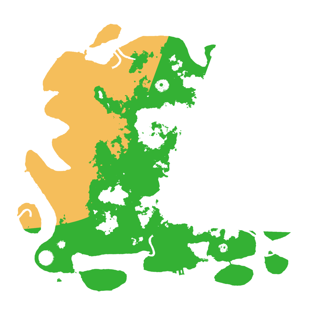 Biome Rust Map: Procedural Map, Size: 3700, Seed: 242256