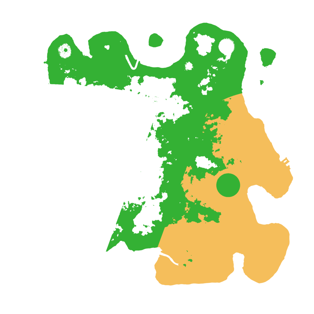 Biome Rust Map: Procedural Map, Size: 3500, Seed: 218232160