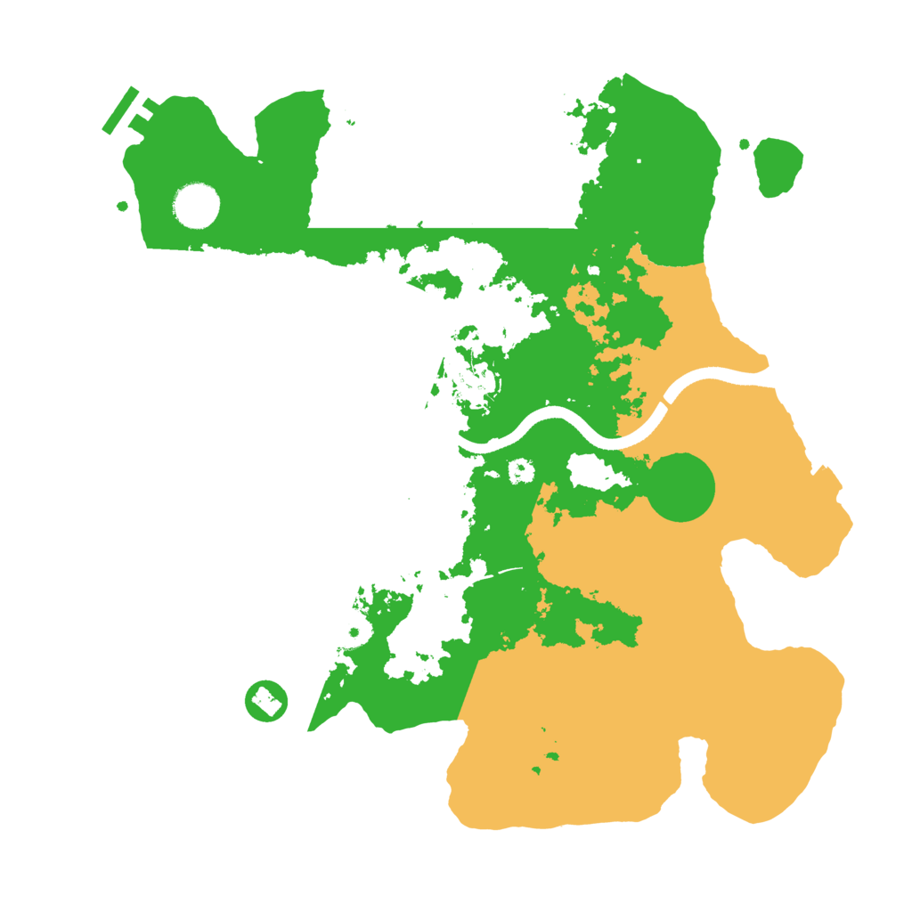 Biome Rust Map: Procedural Map, Size: 3500, Seed: 218232160