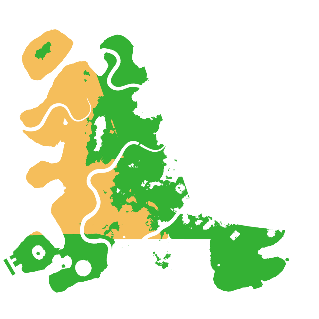 Biome Rust Map: Procedural Map, Size: 3600, Seed: 795330