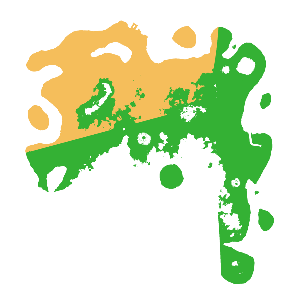 Biome Rust Map: Procedural Map, Size: 3500, Seed: 846421117