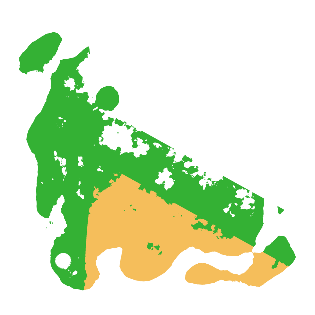 Biome Rust Map: Barren, Size: 3600, Seed: 121315421