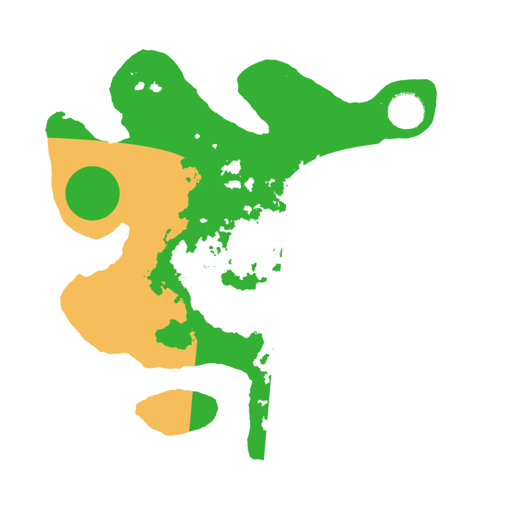 Biome Rust Map: Barren, Size: 2500, Seed: 21412