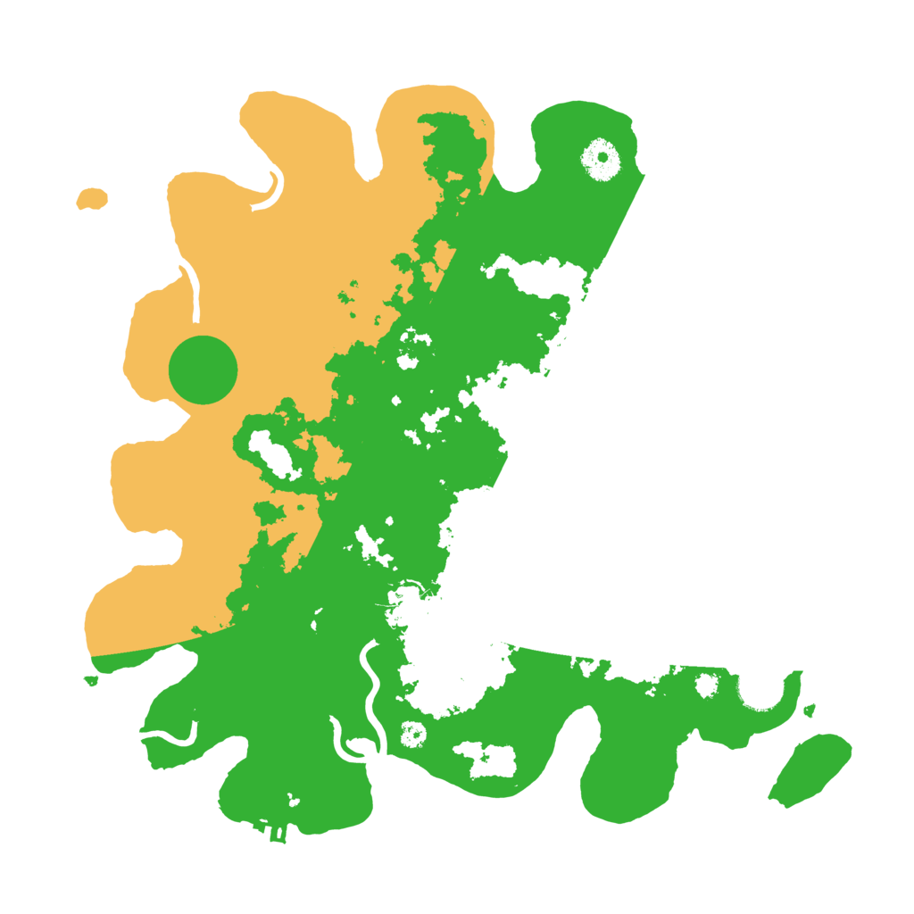 Biome Rust Map: Procedural Map, Size: 3500, Seed: 594811812