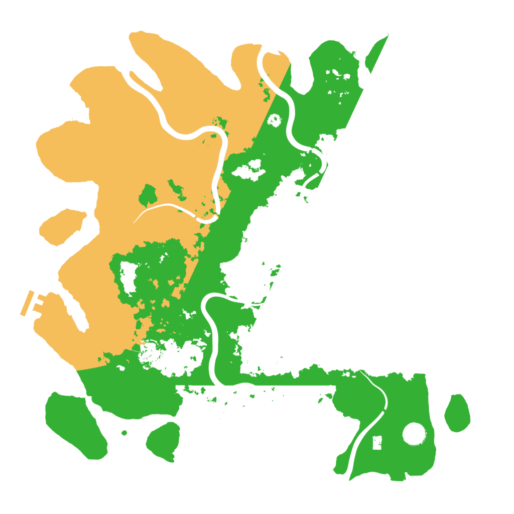 Biome Rust Map: Procedural Map, Size: 3950, Seed: 1984832071