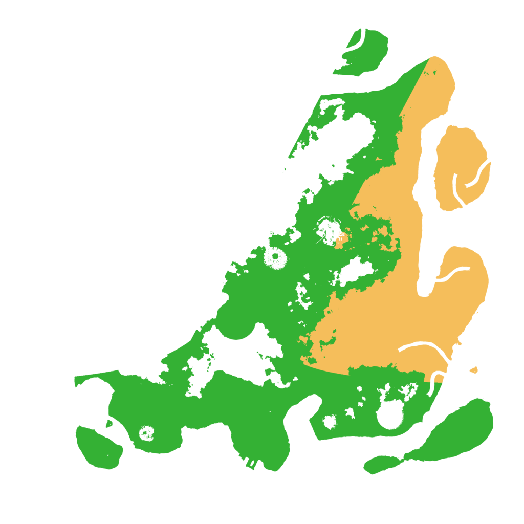Biome Rust Map: Procedural Map, Size: 3500, Seed: 9232450