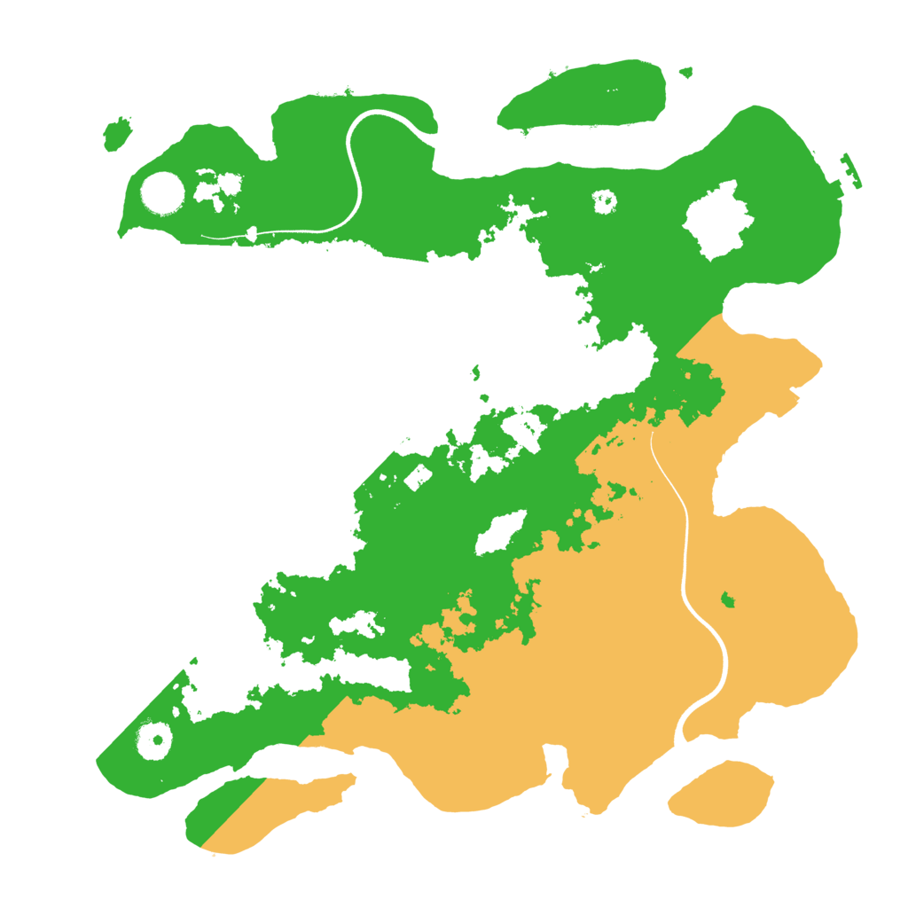 Biome Rust Map: Procedural Map, Size: 3700, Seed: 1790609709