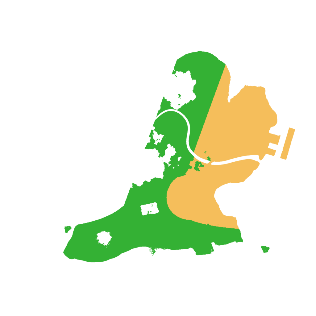 Biome Rust Map: Procedural Map, Size: 2000, Seed: 885355978