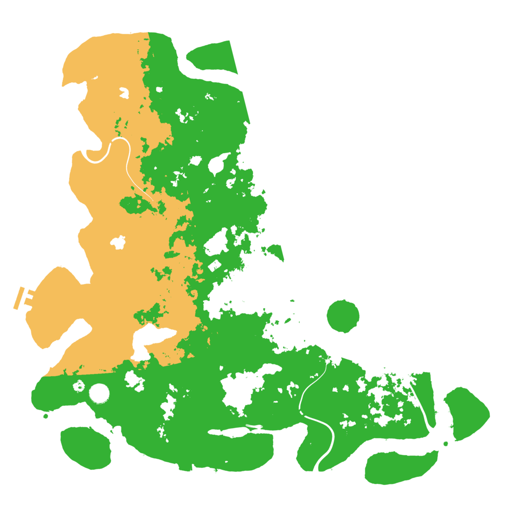 Biome Rust Map: Procedural Map, Size: 4500, Seed: 28756254