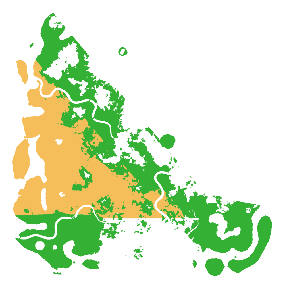 Biome Rust Map: Procedural Map, Size: 5500, Seed: 1234567890