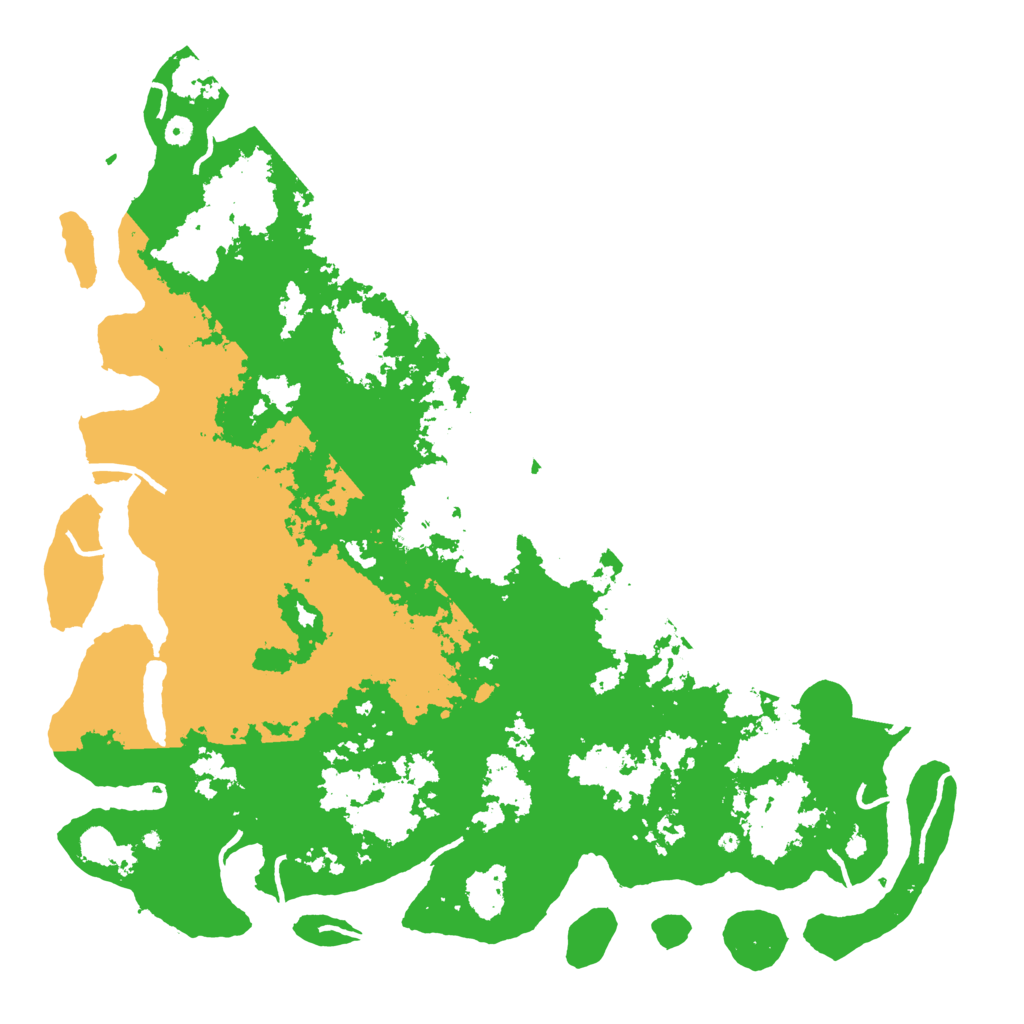 Biome Rust Map: Procedural Map, Size: 5500, Seed: 1234567890