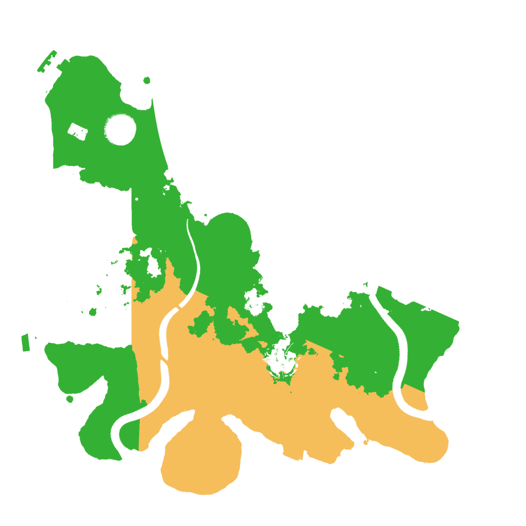 Biome Rust Map: Procedural Map, Size: 3000, Seed: 1555302159