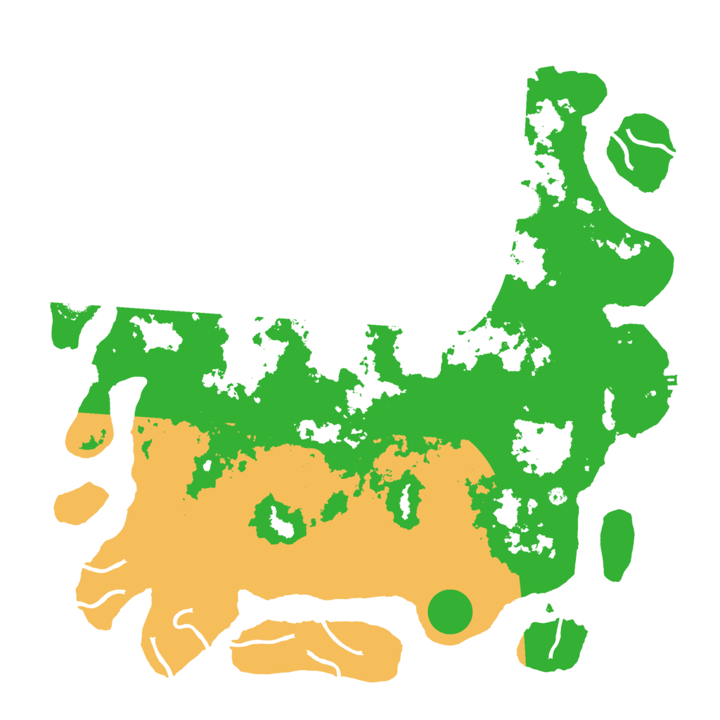 Biome Rust Map: Procedural Map, Size: 4250, Seed: 24956