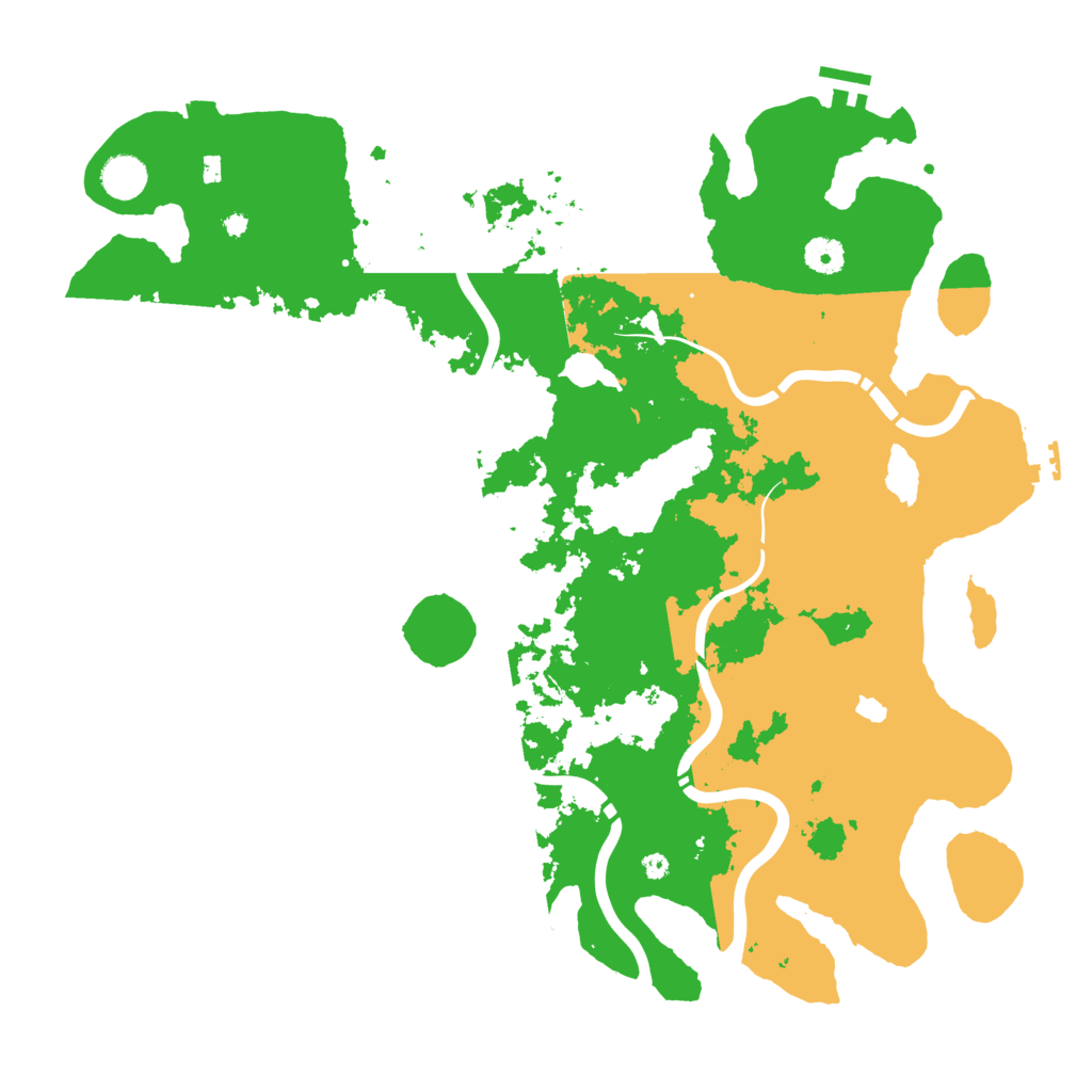 Biome Rust Map: Procedural Map, Size: 4250, Seed: 514842004