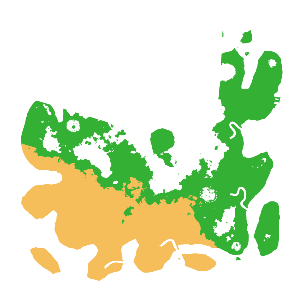 Biome Rust Map: Procedural Map, Size: 3509, Seed: 2300