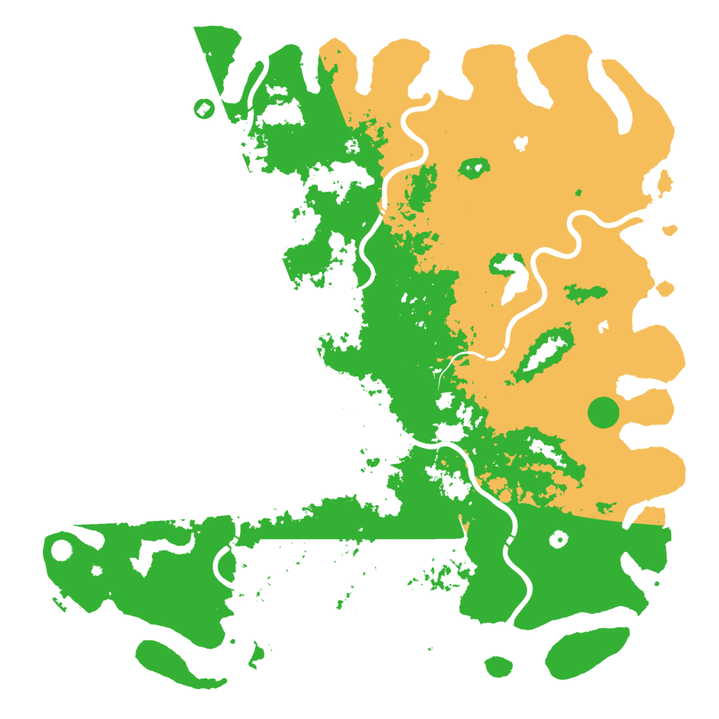 Biome Rust Map: Procedural Map, Size: 6000, Seed: 30741783